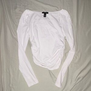 Elegant White Long Sleeve Top